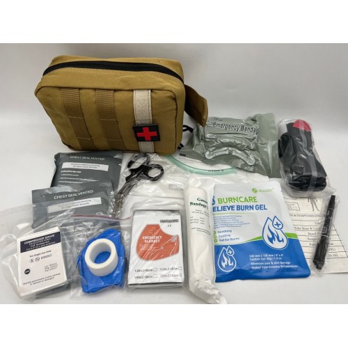 Номер 2. АРМЕЙСКАЯ АПТЕЧКА первой помощи ‼️УКОМПЛЕКТОВАННАЯ (с противоожоговым гелем BURNCARE в комплекте) / универсальная медицинская аптечка в Севастополе