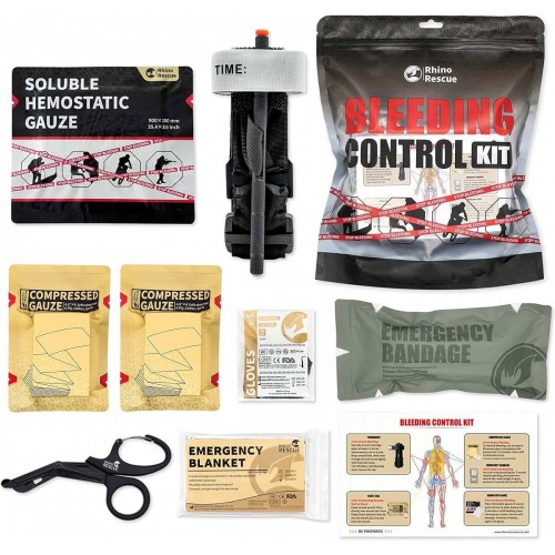 Комплект для остановки кровотечений «Bleeding Control Kit» Rhino Rescue в Севастополе