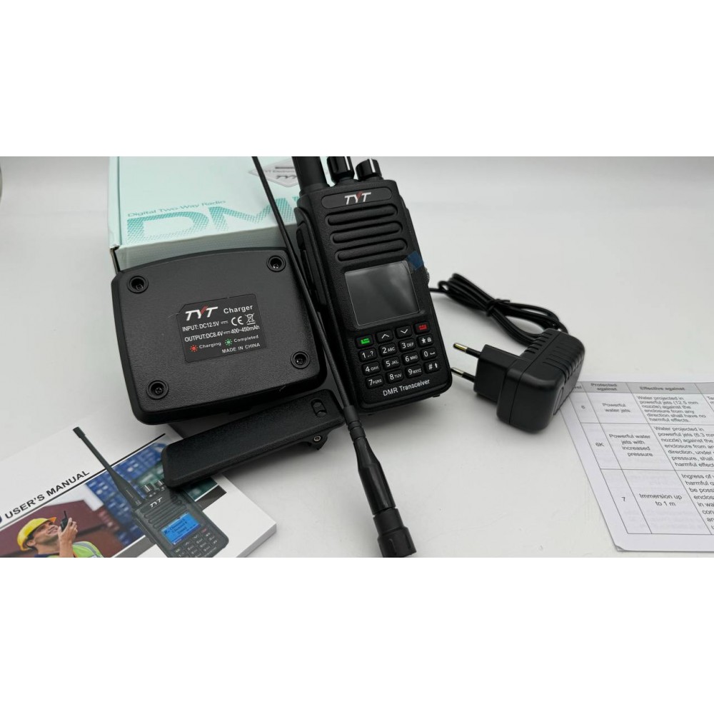 Рация цифровая TYT MD-UV390 DMR AES 256 ip67 в Севастополе купить в  интернет-магазине - Боевой Резерв